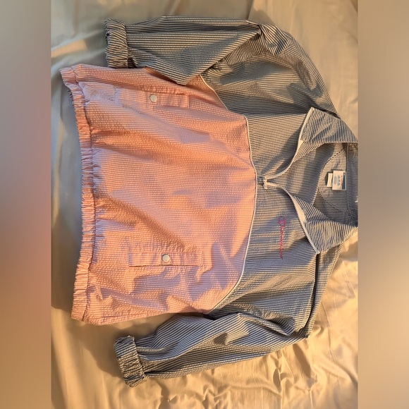 XL Champion seersucker quarter zip - Picture 2 of 4